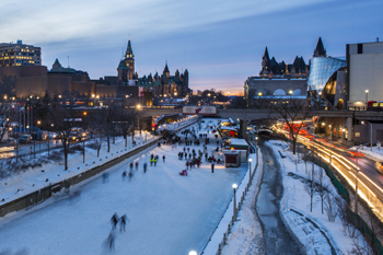 Winterlude in Ottawa - Student Trip - Skating on the Rideau Canal